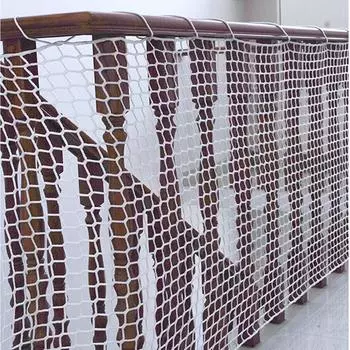 ZeroSing Safety Protective Stair Prevention Easy to Mounting Band 1 x Белая сетка, Сетка, Сетка, Дети, Младенцы, Сетка, Установка, Прочный, В комплекте, белый