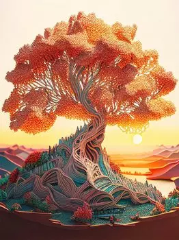 ZERUI Набор для алмазной живописи Алмазная живопись Искусство из бисера 5D Мозаика Искусство ручной работы Полный тип пасты Искусство из бисера DIY Ручная работа