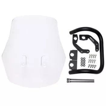 ZETA RACING Adventure Windshield Large Screen CT125 (JA55/JA65) 20-23 Light Smoke Mobile Device Installation Mount Bar Standard Equipment Angle Height