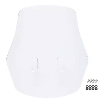 ZETA RACING Adventure Windshield Large Screen Replacement/Option Size (357mm x 403mm) Thickness (3mm) Polycarbonate Long Touring Windshield Dirtfreak