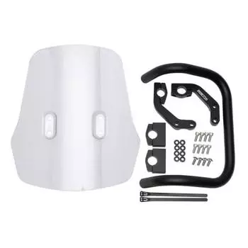 ZETA RACING CRF250L/M 12-20, CRF250L/(S)(МД47) 21-23 Adventure Windshield Light Smoke Screen можно перевернуть вверх дном Установка мобильного устройства Mo