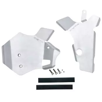 ZETA RACING CRF300L Frame Guard Frame protection Increased grip area Improved holdability Prevents boots from getting caught Aluminum alloy Dirtfreak серебряный