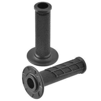 ZETA RACING Dirt Grip Open End Черный велосипедный руль Диаметр Общая длина 120 мм Все условия Проникающий конец Универсальный внедорожный 22,2 мм