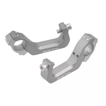 ZETA RACING Крепление для щитка большого диаметра с длинным U-образным зажимом Может быть прикреплен к щитку Armor Handguard Зажим для щитка Armor Handguard 19 мм Дополнительное крепление