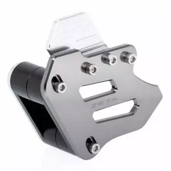 ZETA RACING SEROW250 TRICKER Прочная направляющая цепи Титановый цвет Предотвращение падения цепи Высокопрочный алюминиевый сплав Лесная дорога Трава Эндуро Серо