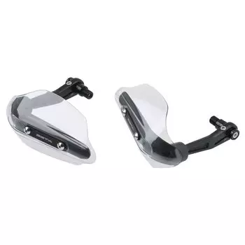 ZETA RACING Sonic Hand Guard PC Kit Type Bar End Mounting Windproof Cold Weather Rainproof Lever Guard Forged Stainless Steel Bolt Dirtfreak F5633
