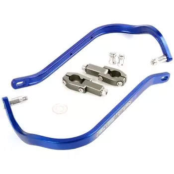 ZETA RACING Стандартный диаметр руля Совместимый внутренний диаметр руля Броня Защита для рук Изгиб Синяя высокопрочная защита из алюминиевого сплава Дверная ручка синий