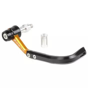 ZETA RACING Универсальный внутренний диаметр рычага защиты, комплект из 1 шт., золото, с каждой стороны, универсальный, левый и правый, обычный, высокопрочный, из дюралюминия с ЧПУ золотой