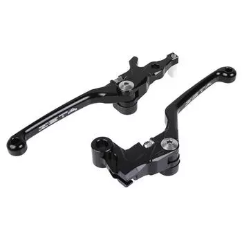 ZETA RACING YAMAHA Black Dirt Freak DIRTFREAK Pivot Street Lever Set F5623 модель MT-25 16-21, MT-03 16-21, YZF-R25 15-21, YZF-R3 15-22 (старый чёрный