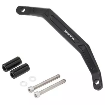 ZETA RACING Захват только с одной стороны как слева, так и Высокопрочный алюминиевый сплав Тандемная дуга Сумка для туринга Ремень Фиксированный Dirtfreak F5790 деталь TENERE700 20-24 чёрный