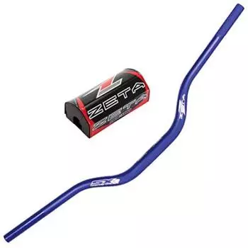 ZETA SX3 handlebar Bar end cap and bar pad included Blue 28.6mm MX-414 синий