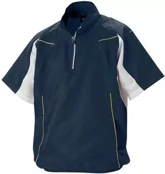 ZETT Baseball Half Zip Jumper XO BOV515H (Short Sleeve/Half Zip) Navy/White