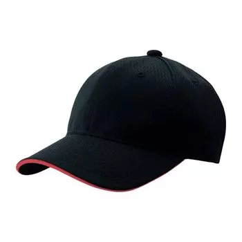 ZETT Baseball Hexagonal Round JFREE BH141T Cap, Black/Red (1964), (53-56cm),