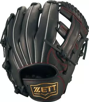 ZETT Baseball Softball Glove Soft Steer Left Throwing Black S BJGB74320 Boys (Glove) All-Round (1900) Size чёрный