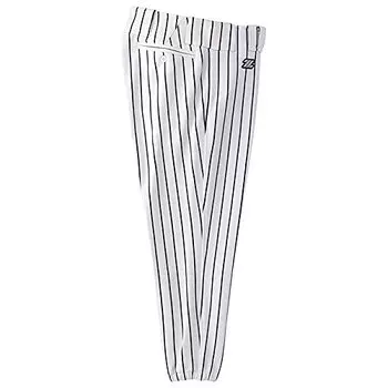 ZETT Baseball Uniform Pants BU612 O (Stripe Regular) White/Black