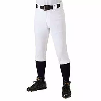 ZETT Baseball Uniform Pants Prostatus BU508CP White L (Short/Game Use)