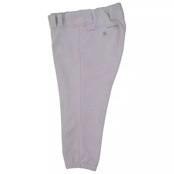 ZETT Baseball Uniform Short Fit Pants Silver O Size BU1836CP (1300)