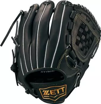 ZETT Boys Baseball Softball Glove Zero One Stage For Left Thrower Black BJGB71430S (Glove) Pitcher/Infielder (1900) чёрный