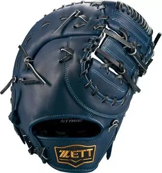 ZETT Boys Softball First Mitt Zero One Stage First Baseman Navy Right Throw BJFB71513S (2900) тёмно-синий