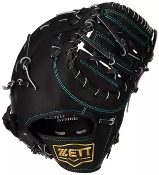 ZETT Boys Softball First Mitt Zero One Stage First Baseman Black Right Throw BJFB71513S (1900) чёрный