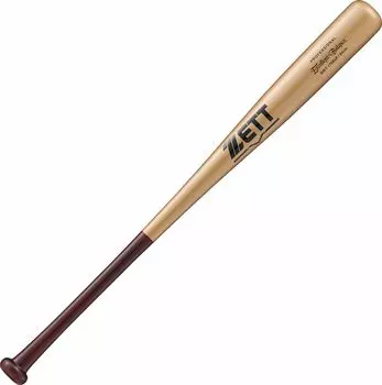 ZETT Hardball Baseball Bat Excellent Balance Wooden (Aitake) 84cm Brown x Gold (3782ST) BWT17084P