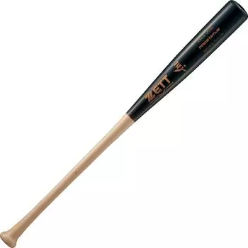 ZETT Hardball Baseball Bat Prostatus SE Wooden (North American Hard Maple) 84cm 880g Average Natural x Black (1219TB) Made in Japan BWT14484L