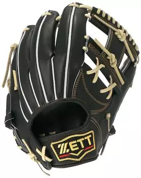 ZETT Hardball Baseball Glove Prostatus Kenta Imamiya Type For Right Pitcher Brown 4 BPROG760 (Glove) Second/Short Black/Pastel (1932) Size