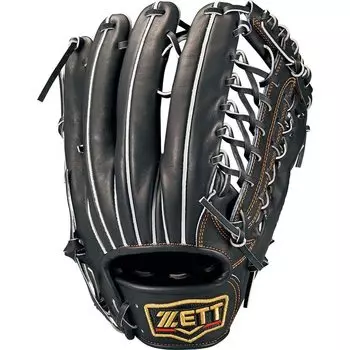 ZETT жесткая бейсбольная перчатка Prostatus Outfielder левая метательная черная 9 Сделано в Японии BPROG771 (Перчатка) (1900) Размер чёрный