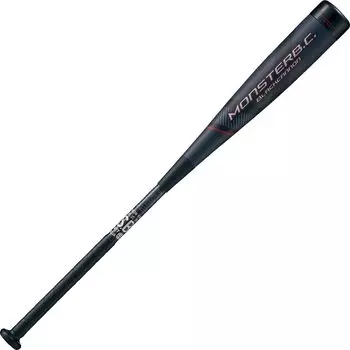 ZETT Soft Baseball Bat Monster BC Carbon (FRP) 84cm Weight: 730g Average Black (1900) BCT31384