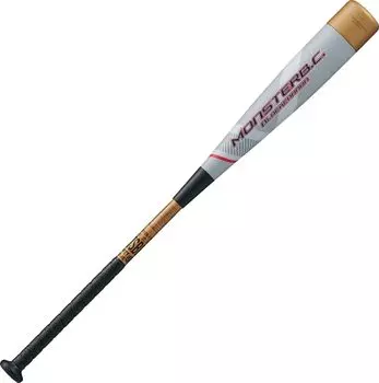 ZETT Soft Baseball Bat MONSTER BLACKCANNON FRP 83cm Gold (8200) Made in Japan BCT31483G