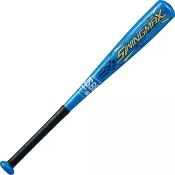 ZETT Soft Baseball Bat Swing Max Metal (Super Duralumin) 65cm 380g Blue (2300) BAT75465
