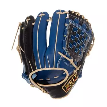 ZETT Soft Baseball Glove Pro Status Sosuke Genda Player Type For Right Throwing Royal Blue x Black 4 BRGB32250 (Glove) Second/Short (2519) Size