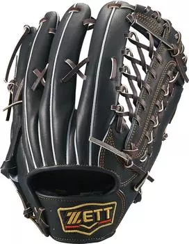 ZETT Soft Baseball Glove Prostatus For Outfielder For Right Thrower Black x Brown 9 BRGB30047 For Right Thrower (Glove) (1937) Size (LH)