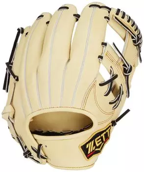 ZETT Soft Baseball Glove Prostatus Kenta Imamiya Type For Right Throwing Pastel Brown x Black 4 BRGB30766 (Glove) Second/Short (3219) Size