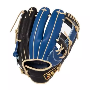 ZETT Soft Baseball Glove Prostatus Kenta Imamiya Type For Right Throwing Royal Blue x Black 4 BRGB32260 (Glove) Second/Short (2519) Size