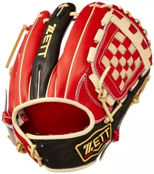 ZETT Soft Baseball Glove Prostatus Sosuke Genda Player Type Right Pitch Deep Brown 4 BRGB32450 (Glove) Second/Short Orange/Pastel (5832) Size