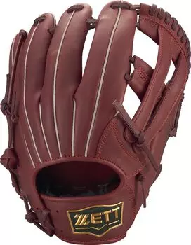 ZETT Soft Baseball Glove Soft Steer All Round For Left Throwing Bordeaux Brown 6 BRGB35380 (Glove) (4000)