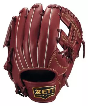 ZETT Soft Baseball Glove Soft Steer Bordeaux Brown Right Throw BRGB35510 All-Round (4000)