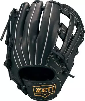 ZETT Soft Baseball Glove Soft Steer Left Throwing Black 6 BRGB35440 (Glove) All-Round (1900) Size чёрный
