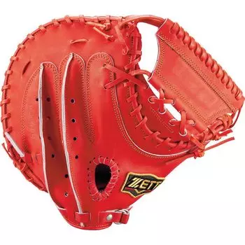 ZETT Soft Baseball Mitt Prostatus Throwing D Orange Made in Japan BRCB30242 Catcher s Right-handed (5800)