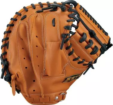 ZETT Soft Baseball Mitt Soft Steer Soft Right Pitch BRCB35322 Catcher s B/Black