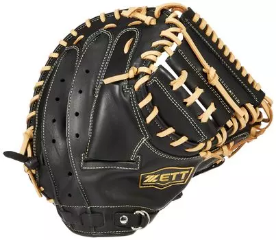 ZETT Soft Baseball Soft for Black x Pastel For BRCB35412 Catcher s Mitt, Steer, Catchers, Brown, Right-handed Throwers,