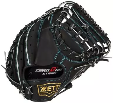 ZETT Soft Baseball Zero One For Black For Right Throwers BJCB71512S Boys Catcher s Mitt, Stage, Catchers, (1900), чёрный