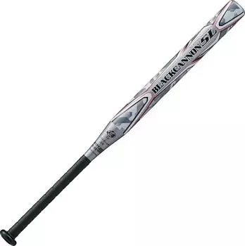 ZETT Soft No. 2 FRP Bat BLACKCANNON-5L 80cm Silver (1300) BCT52210
