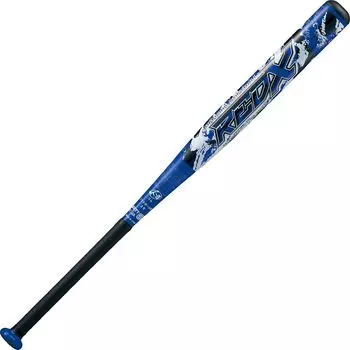 ZETT Softball Bat Red X Metal (Super Duralumin) 83cm 650g Blue (2300) BAT53483