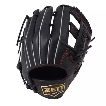 ZETT Softball Glove All Round Soft Steer BSGB35430BS-1900 (Black/FF/Men s, Lady s) чёрный