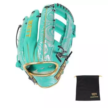 ZETT Softball Glove Infielder Baseball Glove General Prostatus Yoshikawa Model BRGB30326A-4213 (Eme Green/FF/Men s)