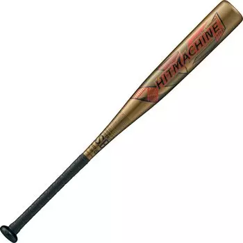 ZETT Youth Baseball Softball Bat HITMACHINE FRP (Carbon + Glass) 74cm 420g Average Gold (8200) BCT77514