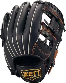 ZETT Youth Baseball Softball Glove Acro Catch V For Left Throwing Black S BJGB77520C (Glove) All-Round (1900) Size чёрный