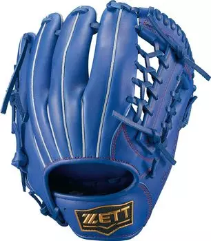 ZETT Youth Baseball Softball Glove Soft Steering For Left Throw Royal Blue L BJGB74380 (Glove) All-Round (2500)